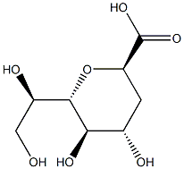 D-glycero-L-manno-Octonic acid, 2,6-anhydro-3-deoxy- (9CI) 结构式