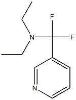 3-Pyridinemethanamine,N,N-diethyl--alpha-,-alpha--difluoro-(9CI) 结构式