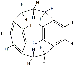 Tricyclo[9.2.2.24,7]heptadeca-1(13),4,6,11,14,16-hexaene 结构式