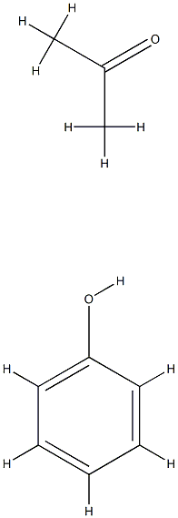 2-PROPANONE, REACTION PRODUCTS WITH PHENOL 结构式