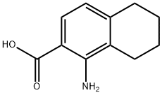 1-氨基-5,6,7,8-四氢萘-2-羧酸 结构式