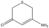 2H-Thiopyran-3(6H)-one,5-amino-(9CI) 结构式