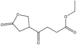 Tetrahydro-γ,5-dioxo-3-furanbutanoic acid ethyl ester 结构式