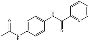 2-Pyridinecarboxamide,N-[4-(acetylamino)phenyl]-(9CI) 结构式