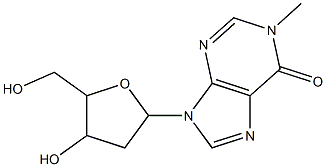 Inosine,2'-deoxy-1-methyl- 结构式