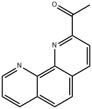 2-乙酰基-1,10-菲罗啉 结构式