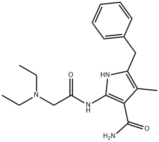 benzylcarbamyllidocaine 结构式