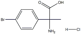 2-amino-2-(4-bromophenyl)propanoic acid 结构式