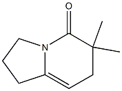 5(1H)-Indolizinone,2,3,6,7-tetrahydro-6,6-dimethyl-(9CI) 结构式