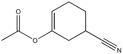 3-Cyclohexene-1-carbonitrile,3-(acetyloxy)-(9CI) 结构式