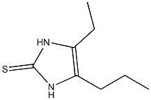 2-Imidazolethiol,  4(or  5)-ethyl-5(or  4)-propyl-  (5CI) 结构式