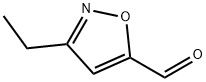 3-乙基-1,2-噁唑-5-甲醛 结构式