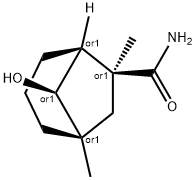 Bicyclo[3.2.1]octane-6-carboxamide, 8-hydroxy-1,6-dimethyl-, (1R,5S,6S,8S)-rel- (9CI) 结构式