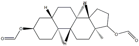 5α-Androstane-3α,17β-diol diformate 结构式