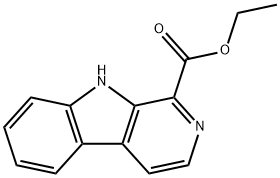 1-乙氧基羰基-BETA-咔啉 结构式