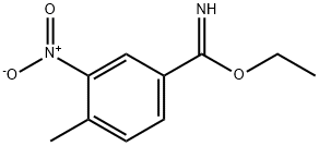 4-methyl-3-nitro-benzimidic acid ethyl ester 结构式