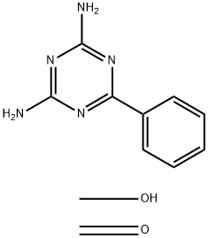 Formaldehyde polymer with methanol and 6-phenyl-1,3,5-triazine-2,4-diamine 结构式