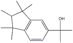 2,3-Dihydro-α,α,1,1,2,3,3-heptamethyl-1H-indene-5-methanol 结构式