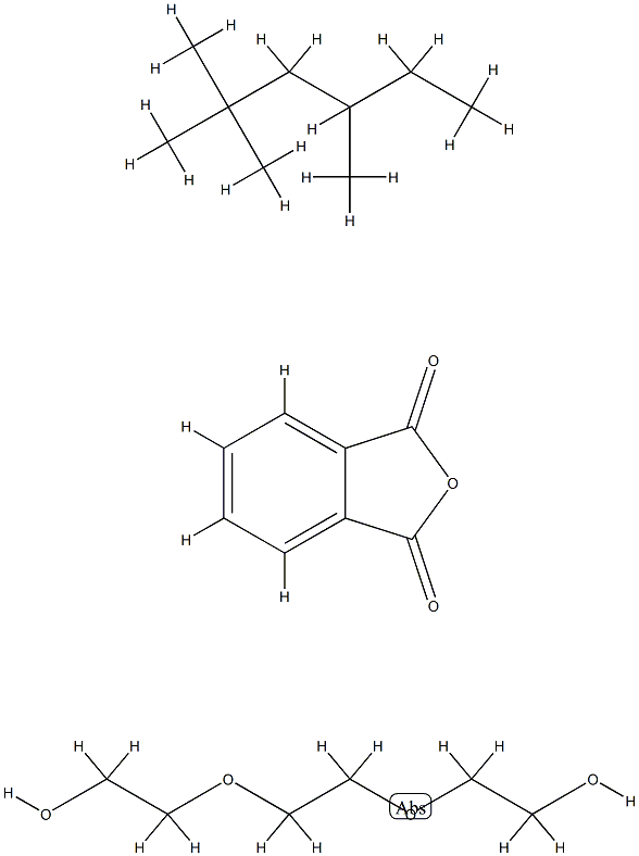 邻苯二甲酸酐与三甘醇异壬醇的聚合物 结构式