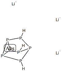 七磷化三锂,二甲氧基乙烷复合物(禁运) 结构式