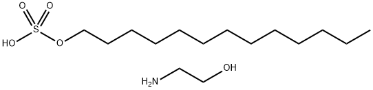 tridecyl hydrogen sulphate, compound with 2-aminoethanol (1:1) 结构式