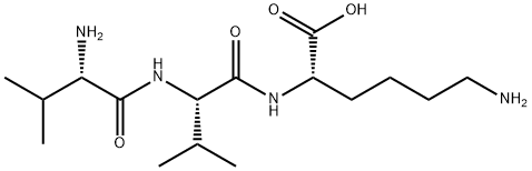 H-Val-Val-Lys-OH 结构式