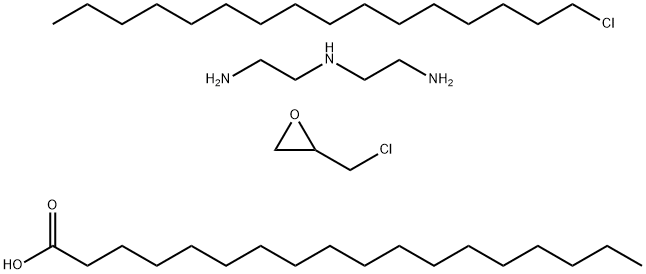 Stearic acid, 1-chlorohexadecane, diethylenetriamine and epichlorohydrin complex 结构式