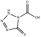 1H-Tetrazole-1-carboxylicacid,2,5-dihydro-5-thioxo-(9CI) 结构式