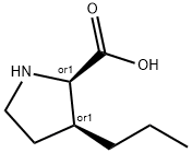 D-Proline, 3-propyl-, (3S)-rel- (9CI) 结构式