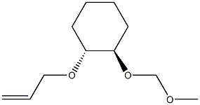 Cyclohexane, 1-(methoxymethoxy)-2-(2-propenyloxy)-, (1R,2R)-rel- (9CI) 结构式