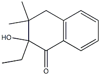 1(2H)-Naphthalenone,2-ethyl-3,4-dihydro-2-hydroxy-3,3-dimethyl-(9CI) 结构式