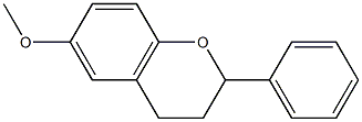 2H-1-Benzopyran,3,4-dihydro-6-methoxy-2-phenyl-(9CI) 结构式