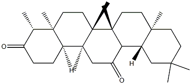 D:A-Friedooleanane-3,12-dione 结构式