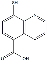 5-Quinolinecarboxylicacid,8-mercapto-(9CI) 结构式