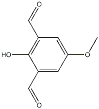 2,6-二甲酰-4-甲氧基苯酚 结构式