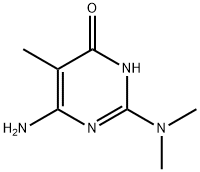 4(1H)-Pyrimidinone,6-amino-2-(dimethylamino)-5-methyl-(9CI) 结构式