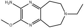 5H-Pyrazino[2,3-d]azepin-2-amine,7-ethyl-6,7,8,9-tetrahydro-3-methoxy-(9CI) 结构式