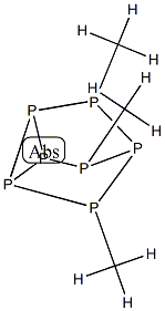 Heptaphosphatricyclo[2.2.1.02,6heptane, trimethyl- 结构式