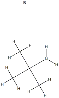 硼烷-叔丁基胺 结构式