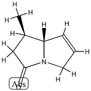 3H-Pyrrolizin-3-one,1,2,5,7a-tetrahydro-1-methyl-,(1R,7aR)-rel-(9CI) 结构式