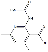 3-Pyridinecarboxylicacid,2-[(aminocarbonyl)amino]-4,6-dimethyl-(9CI) 结构式