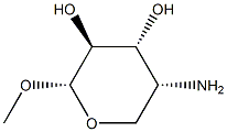 alpha-D-Arabinopyranoside,methyl4-amino-4-deoxy-(9CI) 结构式