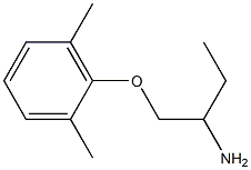 2-Butanamine,1-(2,6-dimethylphenoxy)-(9CI) 结构式
