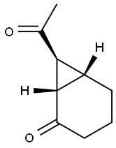 Bicyclo[4.1.0]heptan-2-one, 7-acetyl-, (1R,6R,7R)-rel- (9CI) 结构式