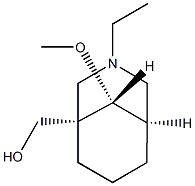 3-Azabicyclo[3.3.1]nonane-1-methanol,3-ethyl-9-methoxy-,(1R,5S,9S)-rel-(9CI) 结构式