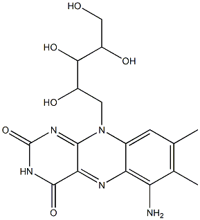 6-aminoriboflavin 结构式