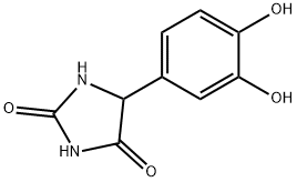 2,4-Imidazolidinedione,5-(3,4-dihydroxyphenyl)-(9CI) 结构式