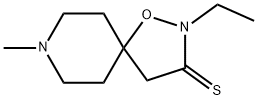 1-Oxa-2,8-diazaspiro[4.5]decane-3-thione,2-ethyl-8-methyl-(9CI) 结构式