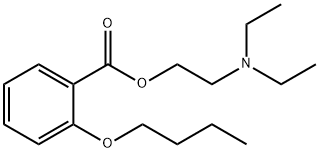 2-(Diethylamino)ethyl=o-butoxybenzoate 结构式