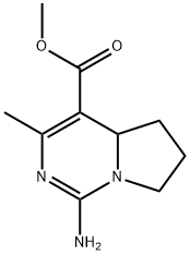 Pyrrolo[1,2-c]pyrimidine-4-carboxylic acid, 1-amino-4a,5,6,7-tetrahydro-3- 结构式